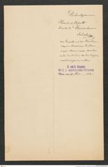 k.k. naturhistorisches Hofmuseum, Intendanzakten 1885-1896 (Hauer), Aktenzahl Z.580/1893, Seite 2